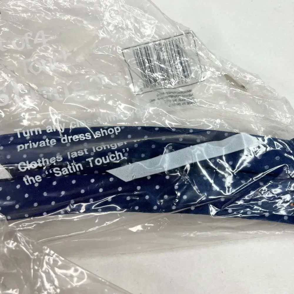 Set of 12 Vintage Satin Nevco Hangers